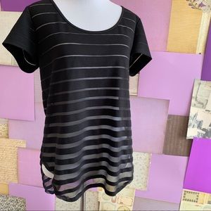 Mossimo Sheer Striped Blouse